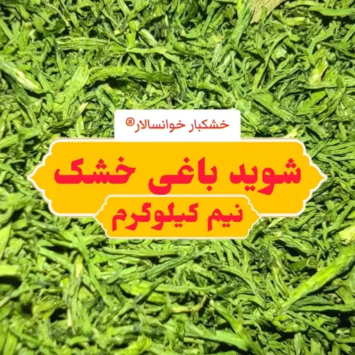 شوید خشک باغی خوانساری بدون چوب ( نیم کیلوگرم) خشکبار خوانسالار