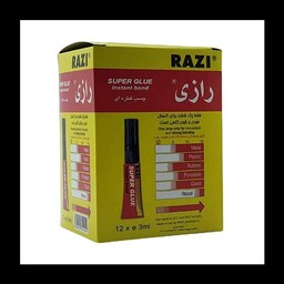 چسب قطره ای رازی جین 12 عددی