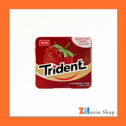 آدامس جعبه فلزی تریدنت Trident با طعم توت فرنگی