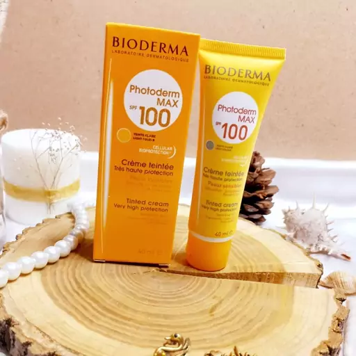 کرم ضدآفتاب رنگی بیودرما spf100