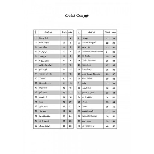 کتاب قصه عشق 40 قطعه سطح به سطح گیتار پاپ