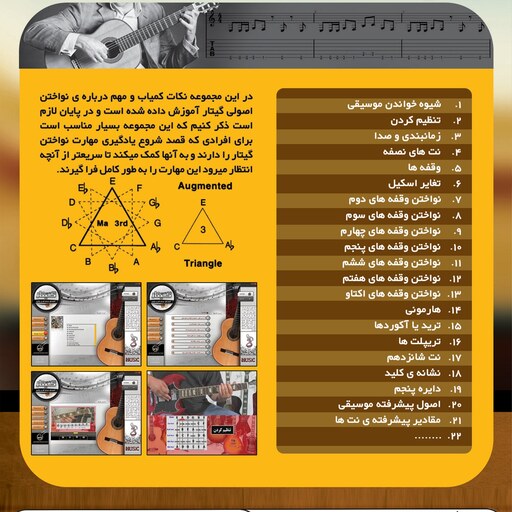 نرم افزار آموزش تئوری موسیقی در گیتار  music theory