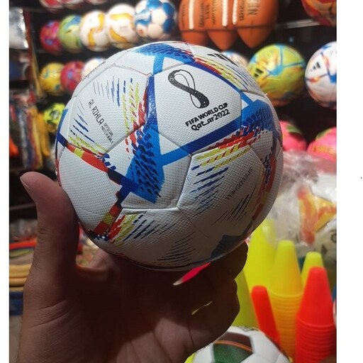 توپ فوتبال فانتزی جام جهانی قطر 2022 مدل پرس سایز 1 کوچک