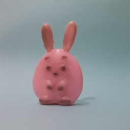 عروسک فانتزی خرگوش نرمالو صورتی(ضداسترس)گوش دراز  
