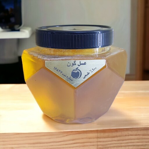 عسل گون 1 کیلویی با ظرف 