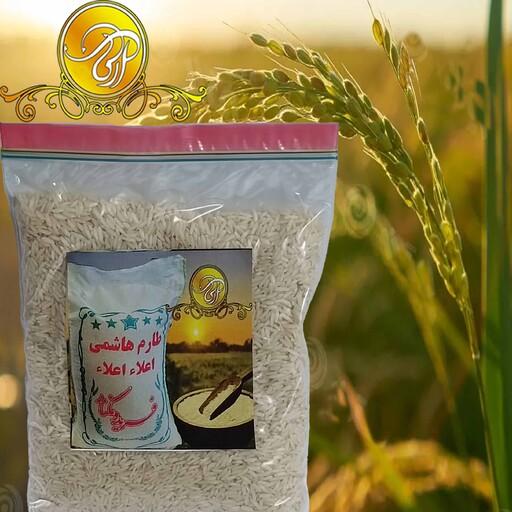 برنج طارم هاشمی فریدونکنار اعلا امساله نمونه 600 گرمی با طعم و عطر و پخت بی نظیر تضمین کیفیت 