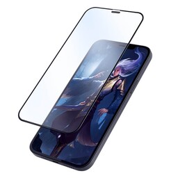 گلس شیشه ای آیفون apple iphone 12 - 12 pro محافظ صفحه نمایش فول حرفه ای IPHONE 12 - 12 PRO خشگیر نانو دوازده پرو