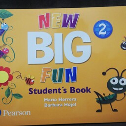 کتاب اموزش زبان نیو بیگ فان new big fun 2 با کتاب تمرین و سی دی 