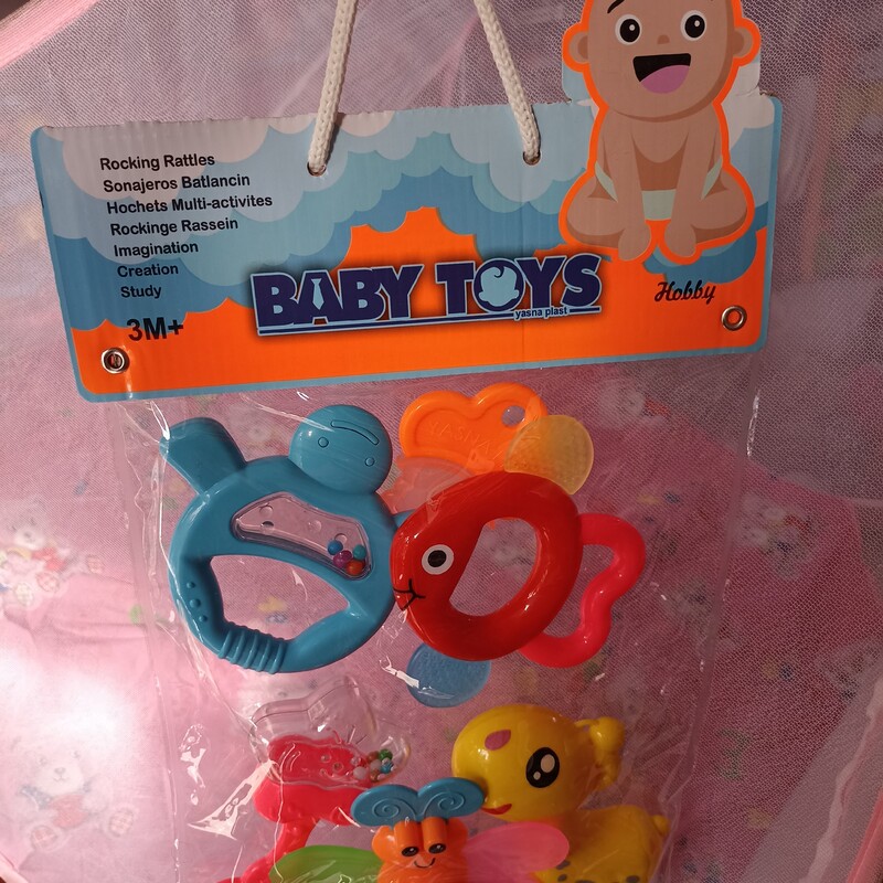 ست جغجغه و دندانگیر نوزاد baby toys