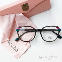 عینک طبی دخترانه Vibe جنس تی آر100 و استیت دسته فنردار،کار مقاوم مناسب تا عدسی هایی تا نمره 4معمولی