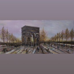 نقاشی رنگ روغن 60در120 پاریسی نقاشی 