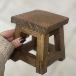 چهارپایه چوبی دکوری

