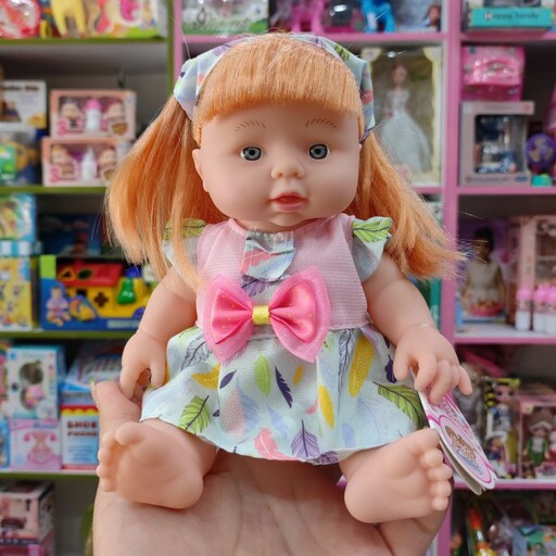 عروسک دختر  نشسته مای مای موزیکال شیرین و دوست داشتنی اورجینال