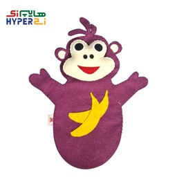 عروسک پاپت نمایشی مامان پری مدل میمون (عروسک دستی حیوانات)

