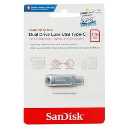 فلش 128 گیگ سن دیسک SanDisk Dual Drive Luxe OTG Type-C USB3.1