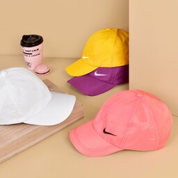 کلاه ورزشی جنس شمعی چاپ نایک رنگ بندی کامل