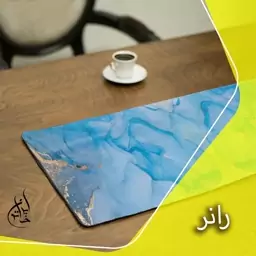 رانر مخمل لمینت دار لیزری ایران خاتون در ابعاد (130 در 40 ) کد 21