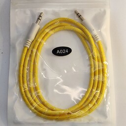 کابل انتقال صدای A024  3.5m AUX Cable 1m. کابل  آ یو ایکس انتقال صدا ابریشمی