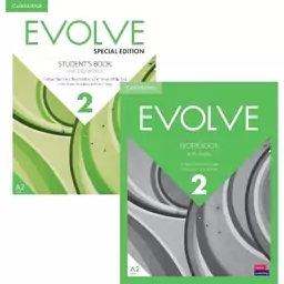 کتاب زبان ایوولو 2  Evolve 2 student book  with workbook 