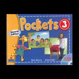 کتاب زبان پاکتس 3 ویرایش دوم Pockets 3 Seccond Edition 