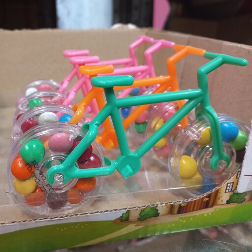 اسباب بازی دوچرخه همراه با اسمارتیز سایز کوچک 