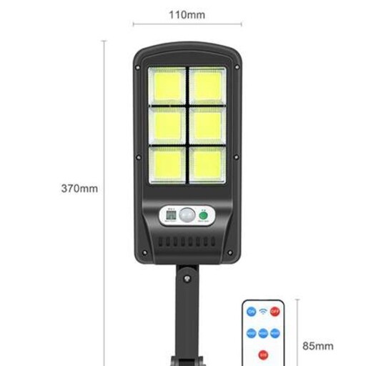 چراغ سنسور دار خورشیدی جنس ABS