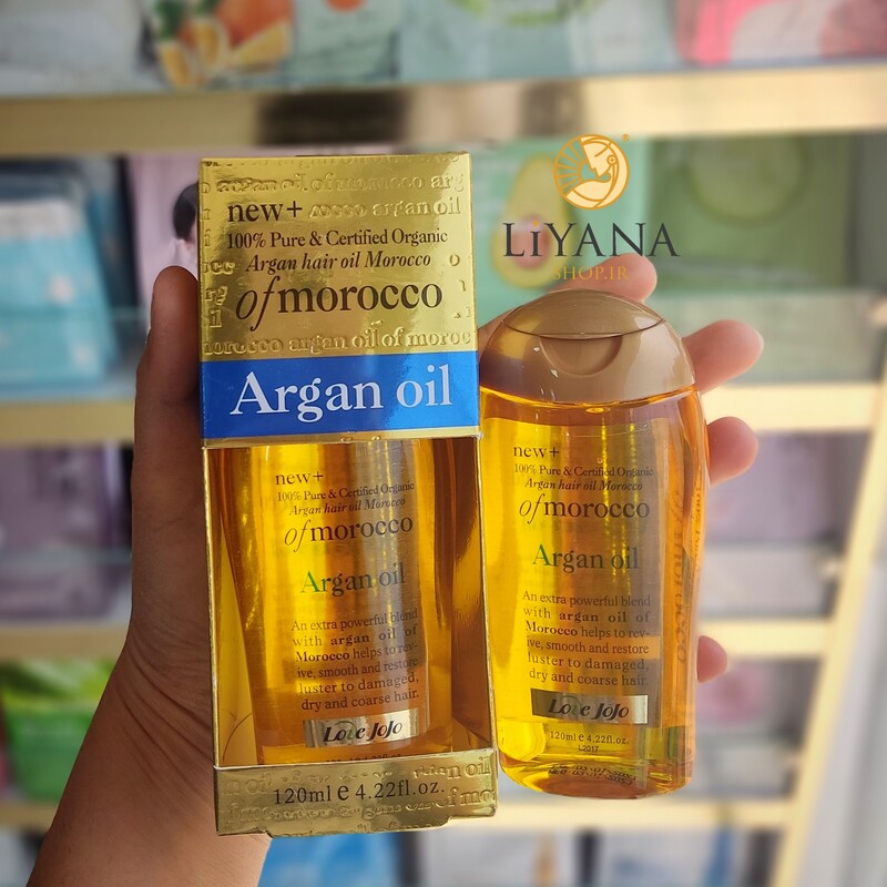روغن آرگان مو و پوست لاو جوجو (love jojo  argan oil) 120 میل لیاناشاپ 