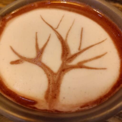 هات چاکلت دارک 1000گرمی  کافه اثر درجه یک حاوی شکلات تلخ، وانیل، پودر کاکائو 