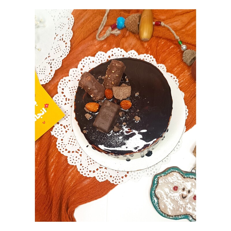 کیک تولد بنتی کیک شکلاتی