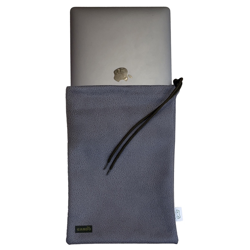 کاور لپ تاپ طرح mac مناسب برای 14.6 تا 17 اینچ رنگ طوسی