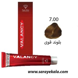 رنگ مو والانسی VALANCY ولنسی سری طبیعی قوی بلوند قوی 7.00