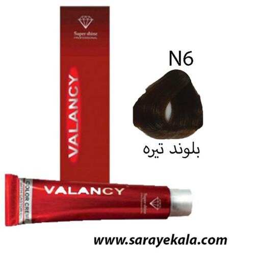 رنگ مو والانسی VALANCY ولنسی سری طبیعی بلوند تیره