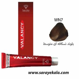 رنگ مو والانسی VALANCY ولنسی سری نسکافه ای بلوند نسکافه ای متوسط WN7