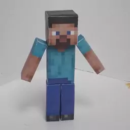 فیگور مقوایی شخصیت ماین کرافت. شخصیت استیو. Minecraft Steve Figure