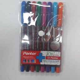 خودکار بسته ای 8 رنگ پنتر بانوک 0.7