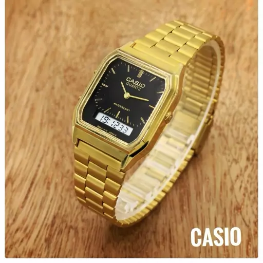 ساعت مچی مردانه کلاسیک دوزمانه کاسیو CASIO