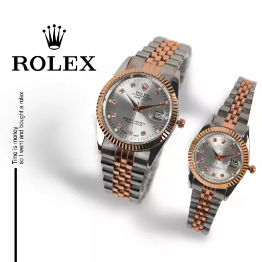 ست زنانه مردانه ساعت مچی رولکس دیت جاست    Rolex Date just