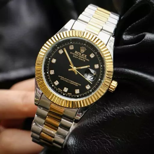 ساعت مچی مردانه رولکس دیت جاس قفل رولکسی موتور ژاپن Rolex 