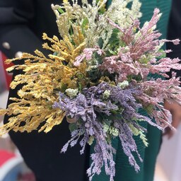 گل مصنوعی وارداتی خرج کار برفی در 5 رنگ و دو طرح