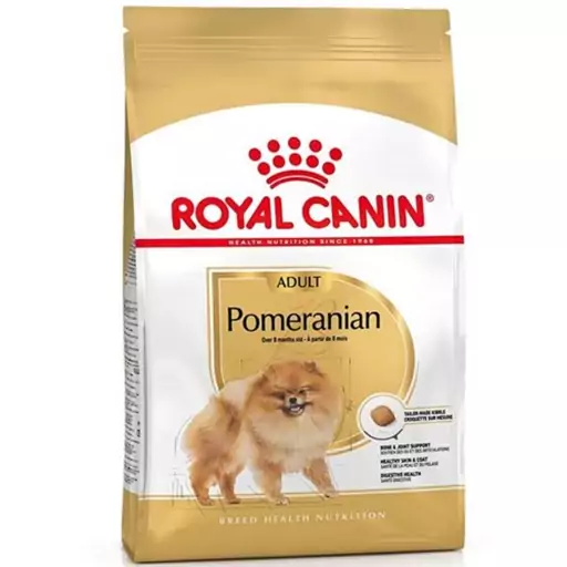 غذای خشک سگ رویال کنین مدل POMERANIAN ADULT وزن 1.5 کیلوگرم