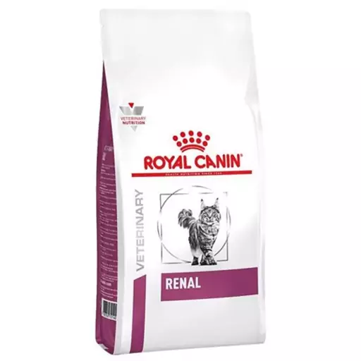 غذای خشک گربه رویال کنین رنال Royal canin Renal cat وزن 2 کیلوگرم 