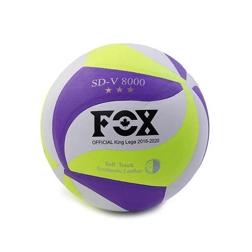 توپ والیبال fox-مدلsd-v8000-شماره 5-سه ستاره-رنگهای متفاوت-جنس اعلا