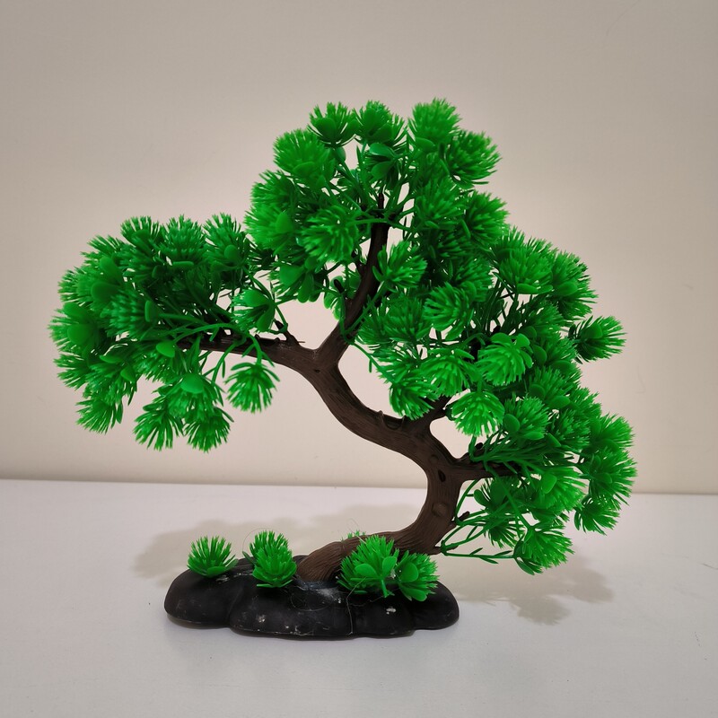 درختچه آکواریوم گیاه تزئینی برند آکوا مناسب برای انواع آکواریوم طرح درختچه بسته به میل مشتری ارسال میگردد