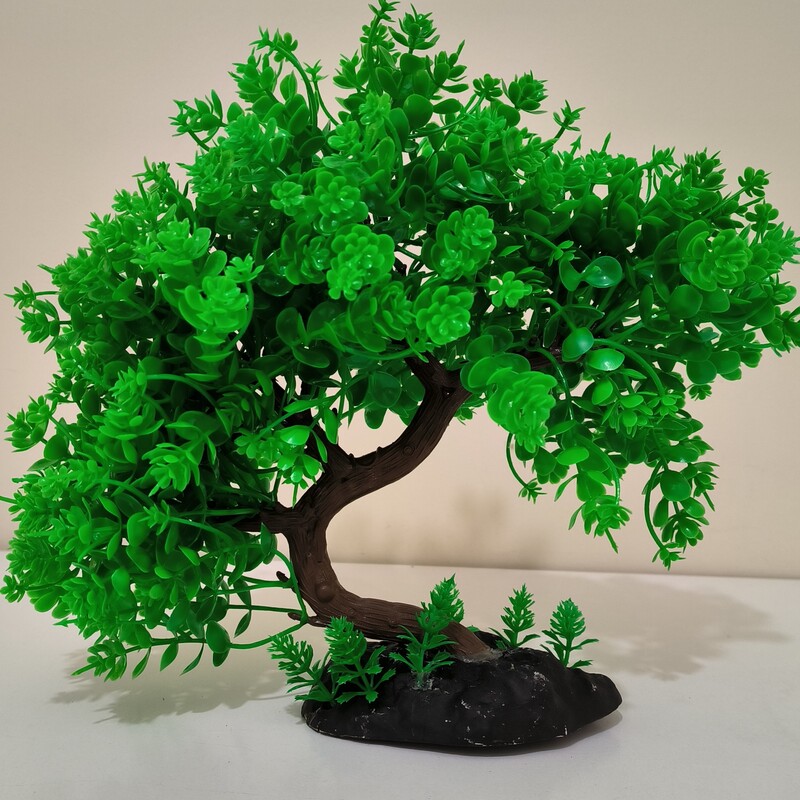 درختچه آکواریوم گیاه تزئینی برند آکوا مناسب برای انواع آکواریوم طرح درختچه بسته به میل مشتری ارسال میگردد