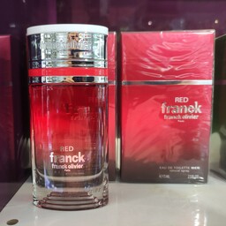 ادکلن فرانک اولیور رد   franck olivier RED مردانه با رایحه تند و تلخ و شیرین که البته در دسته ادکلن های گرم قرار میگیره 
