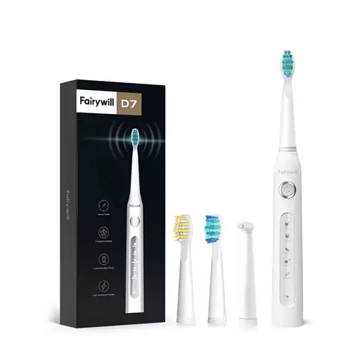 مسواک برقی هوشمند فیری ویل مدل D7 سفید  Fairywill D7 Electric Toothbrush