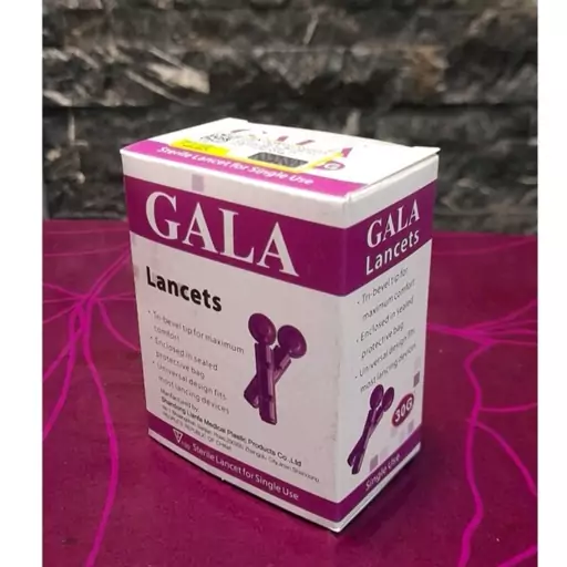 سوزن تست قندخون چهار پر(لنست)گالا GALA