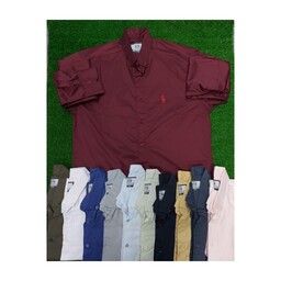 پیراهن مردانه جنس کج راه کش تابستانه آستین بلند رنگ متنوع سازز M.L.Xl.2xl  جنس تضمینی درجه یک 
