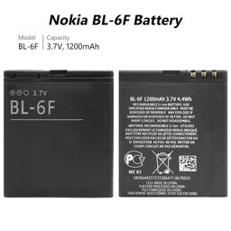 باتری نوکیا مدل BL-6F ظرفیت 1200 میلی آمپر ساعت  Nokia BL 6F 1200mAh Battery