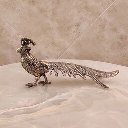 مجسمه برنجی مدل طاووس دم کشیده کد 2042 (مجسمه برنزی)